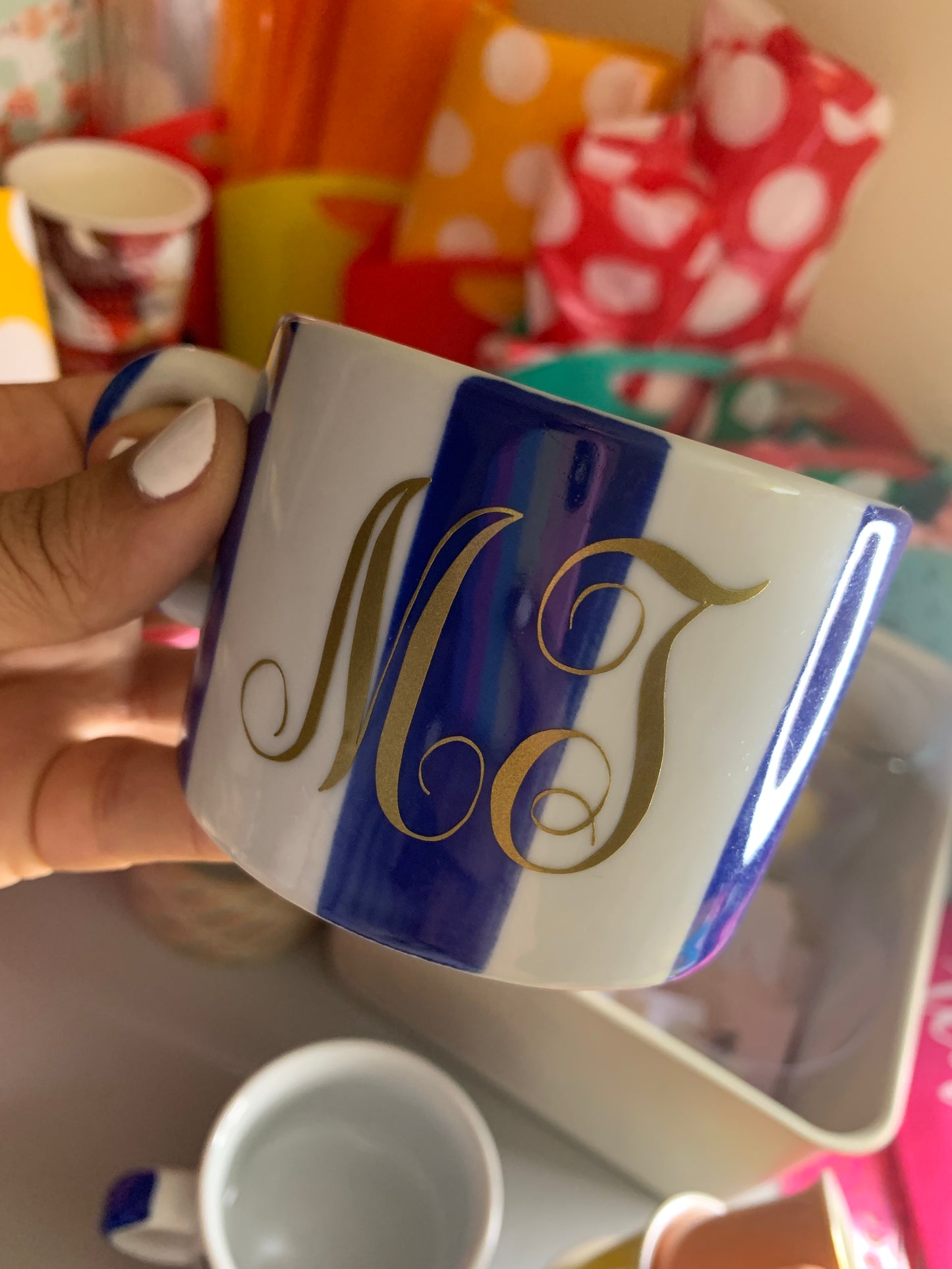 Blue lover mug