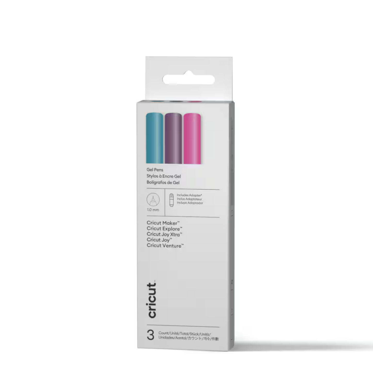 Cricut® 1.0mm Peacock Sampler Gel Pen Set + Adapter