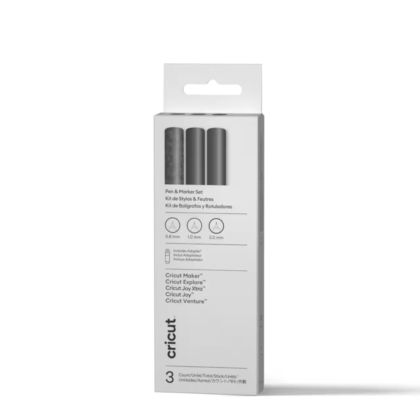 Cricut® Black Multi Pen Set + Adapter