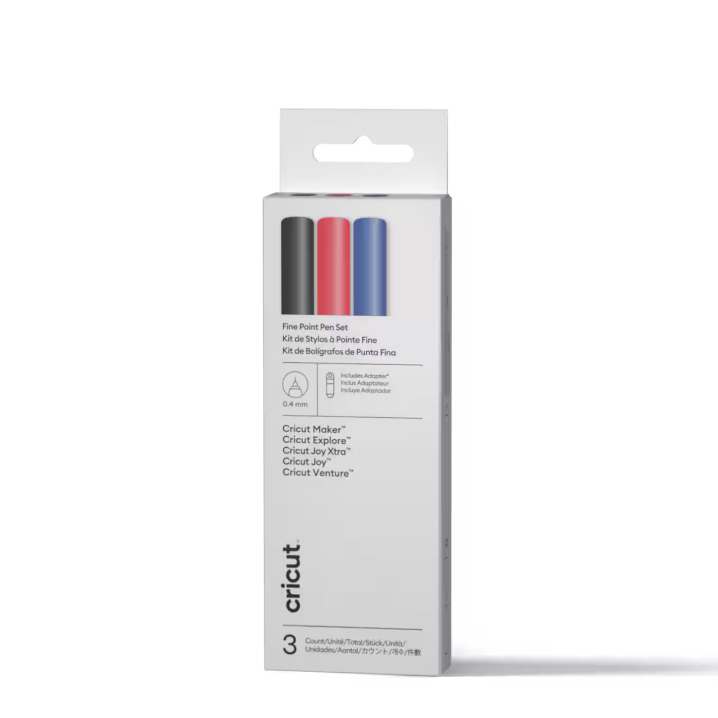Cricut® 0.4mm Fine Point Classic Sampler Pen Set + Adapter