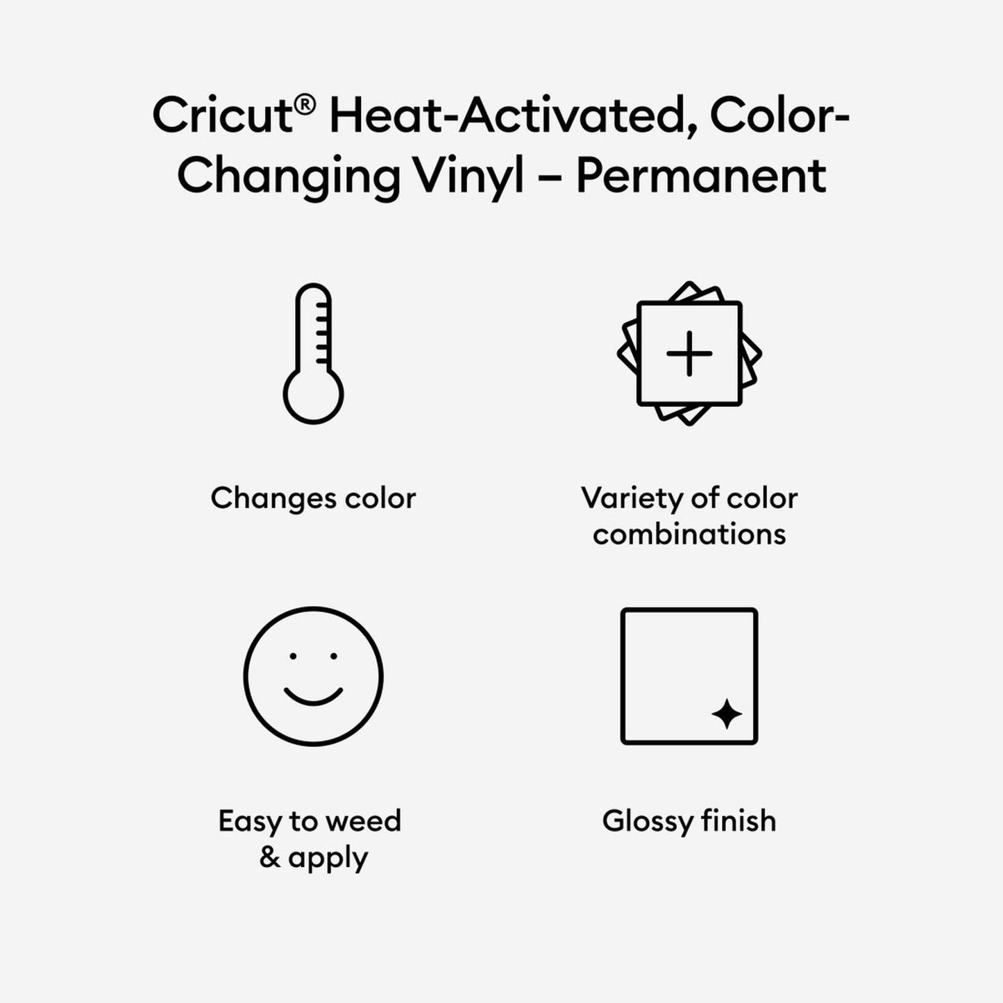 Heat-Activated, Color-Changing Vinyl – Permanent