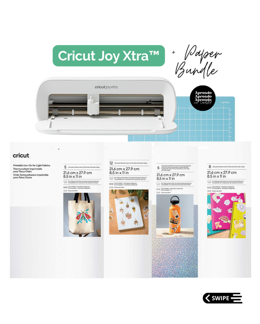 Cricut Joy Xtra™ + Paper Bundle / GRATIS: Taller online (Print and Cut)