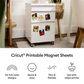 Cricut® 8.5" x 11" White Printable Magnet Sheets, 3ct.