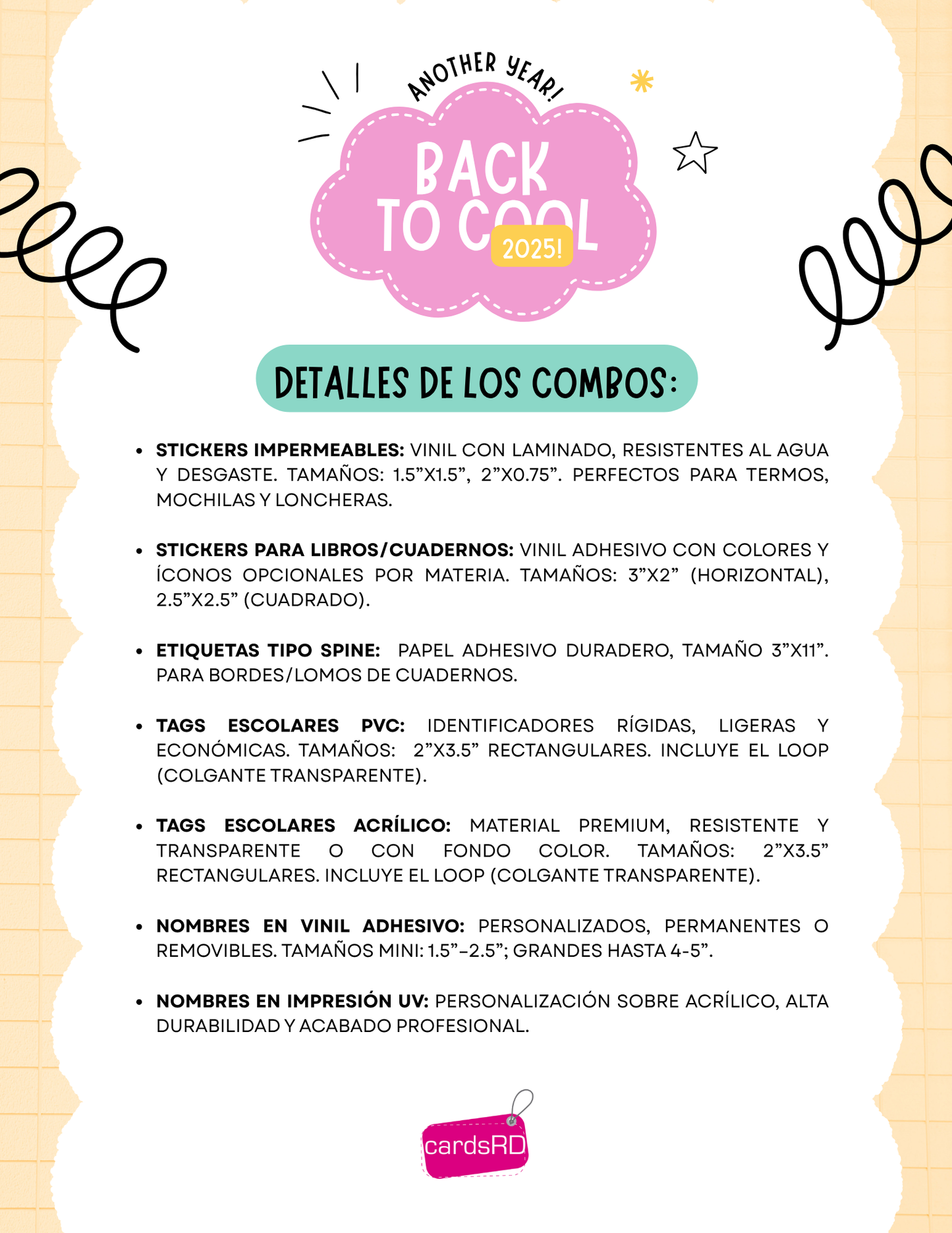 Pack #1 – MINI / Back to cool 2025.