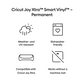 Cricut Joy Xtra™ Smart Vinyl™ – Permanent (3 ft)