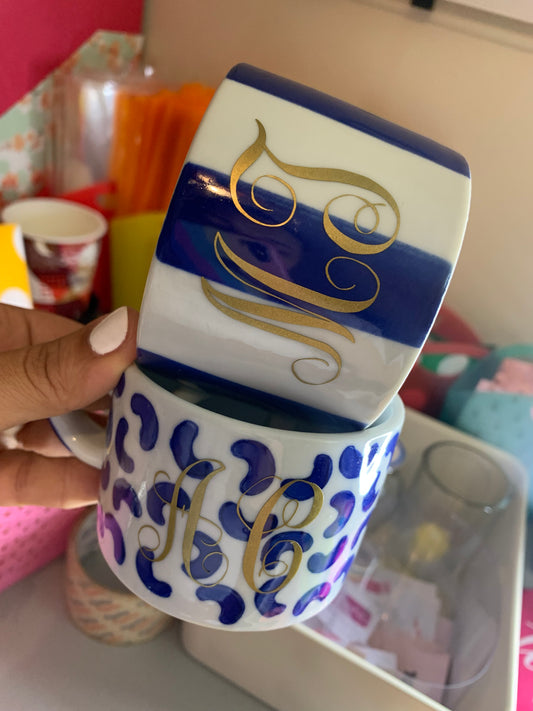 Blue lover mug