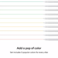 Cricut® 0.4mm Fine Point Classic Sampler Pen Set + Adapter