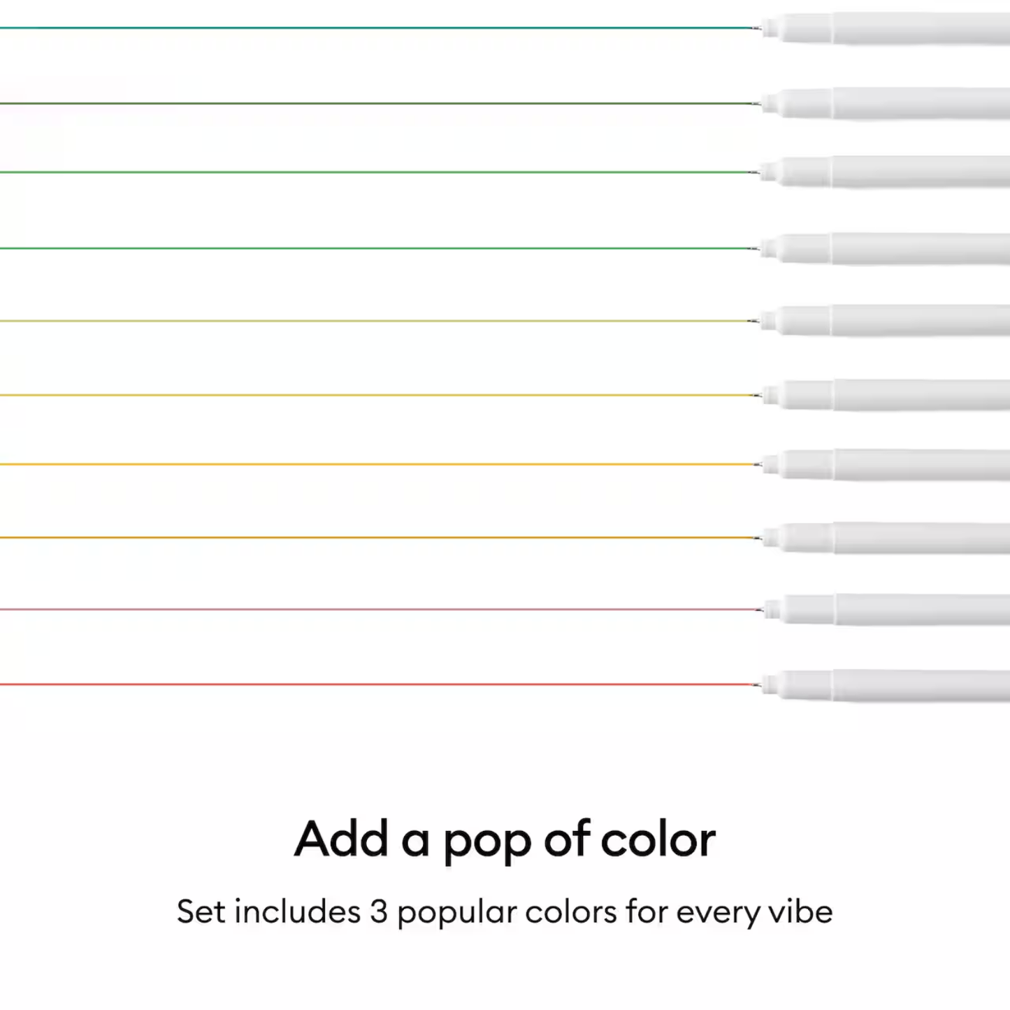 Cricut® 0.4mm Fine Point Classic Sampler Pen Set + Adapter