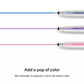 Cricut® 1.0mm Peacock Sampler Gel Pen Set + Adapter