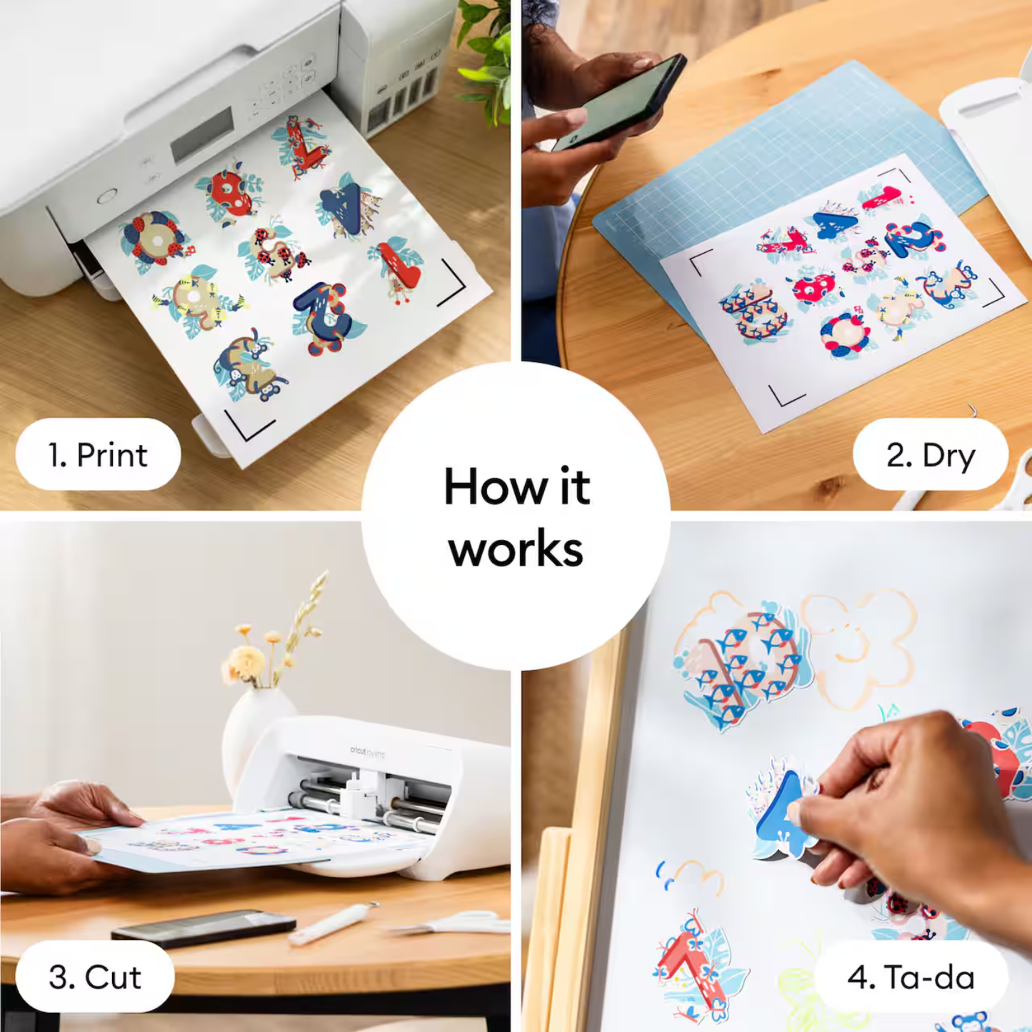 Cricut® 8.5" x 11" White Printable Magnet Sheets, 3ct.