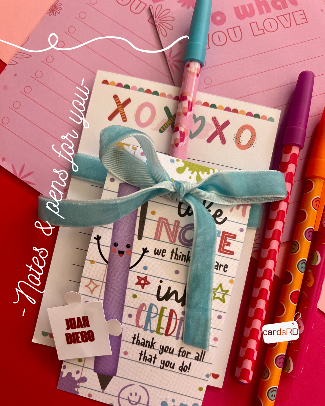 Notes & Pens for you.