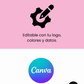 Kit de Packaging para Emprendedoras (Editable en Canva).