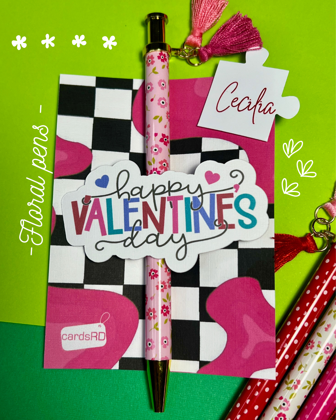 Floral pens