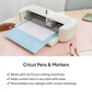 Cricut® 1.0mm Peacock Sampler Gel Pen Set + Adapter