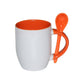 Taza de cerámica + Cuchara (11 onz).