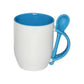 Taza de cerámica + Cuchara (11 onz).