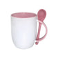 Taza de cerámica + Cuchara (11 onz).