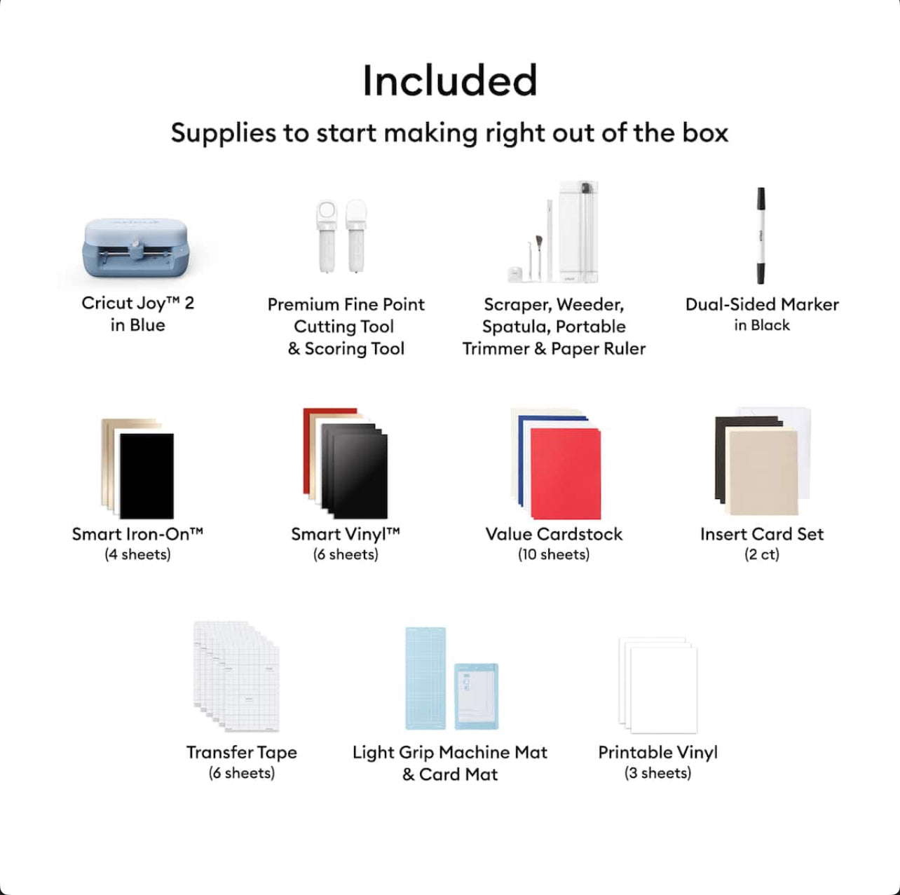 Cricut Joy 2 + Kit Esencial para Empezar (Essential Bundle)