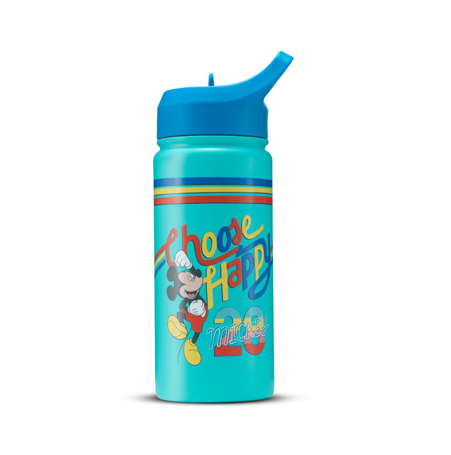 JoyJolt Botellas de Agua para Niños – Mickey Mouse & Minnie Mouse – Pack 2 (16 oz / 473 mL)