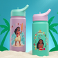 JoyJolt Botellas de Agua para Niños – Moana – Pack 2 (16 oz / 473 mL)