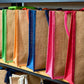 Color Edge Jute Bag