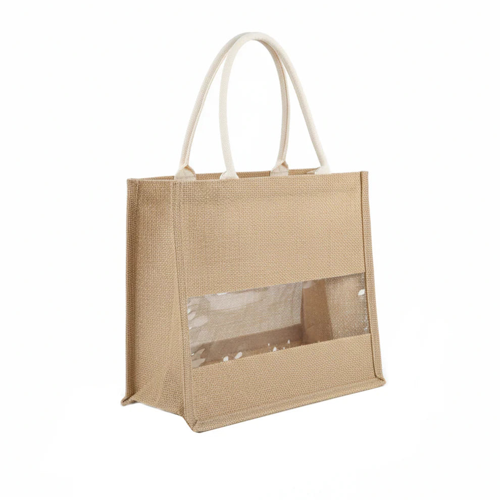 Clear Jute Tote