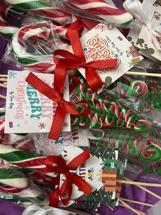 Paletas, Arbol o Bastones de Navidad.