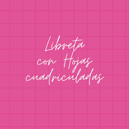 Libreta con Hojas Cuadriculadas