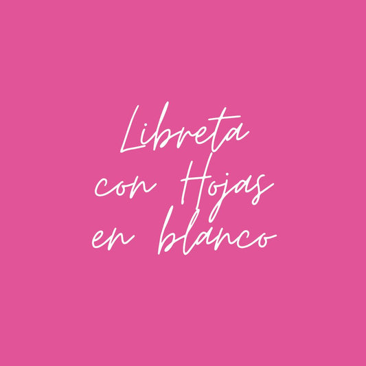 Libreta en Blanco