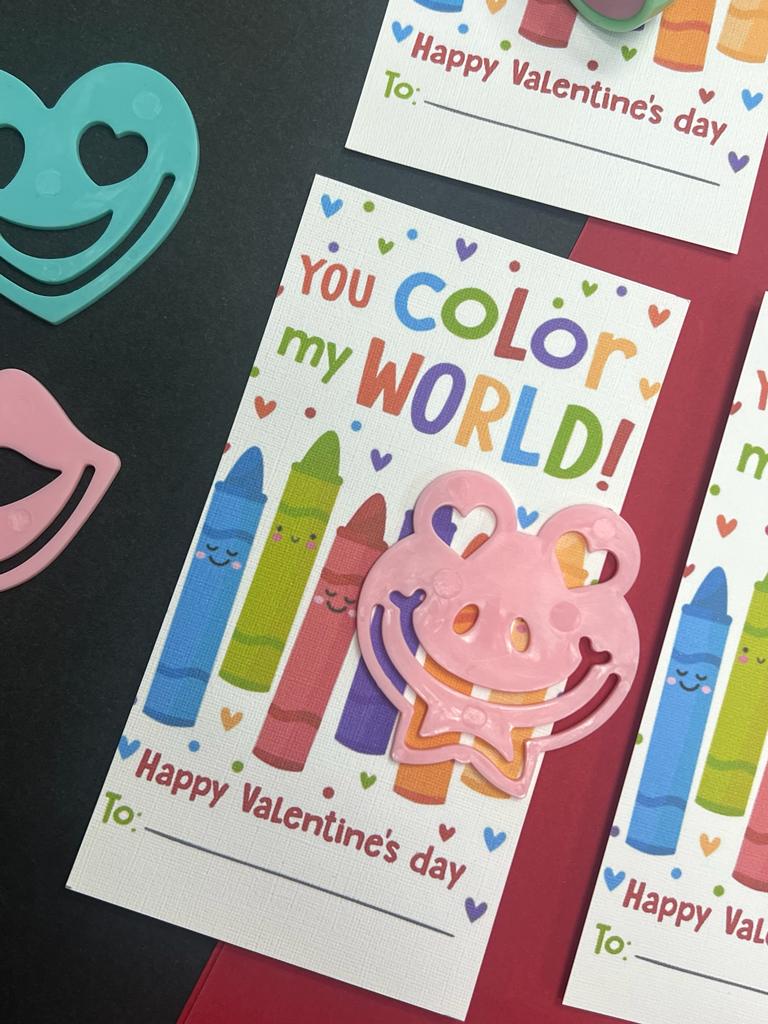 You Color My World - Stamps or Booksmarks.