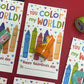 You Color My World - Stamps or Booksmarks.