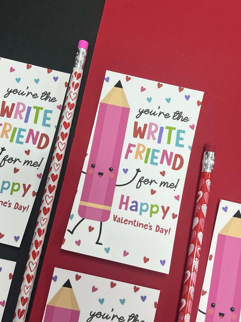 You´re WRITE FRIEND + Pencil.