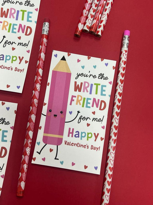 You´re WRITE FRIEND + Pencil.