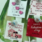 Kisses + tarjeta.