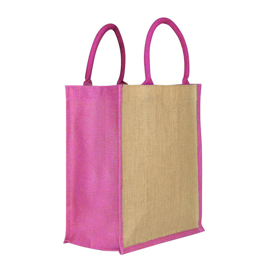 Color Edge Jute Bag