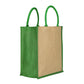 Color Edge Jute Bag