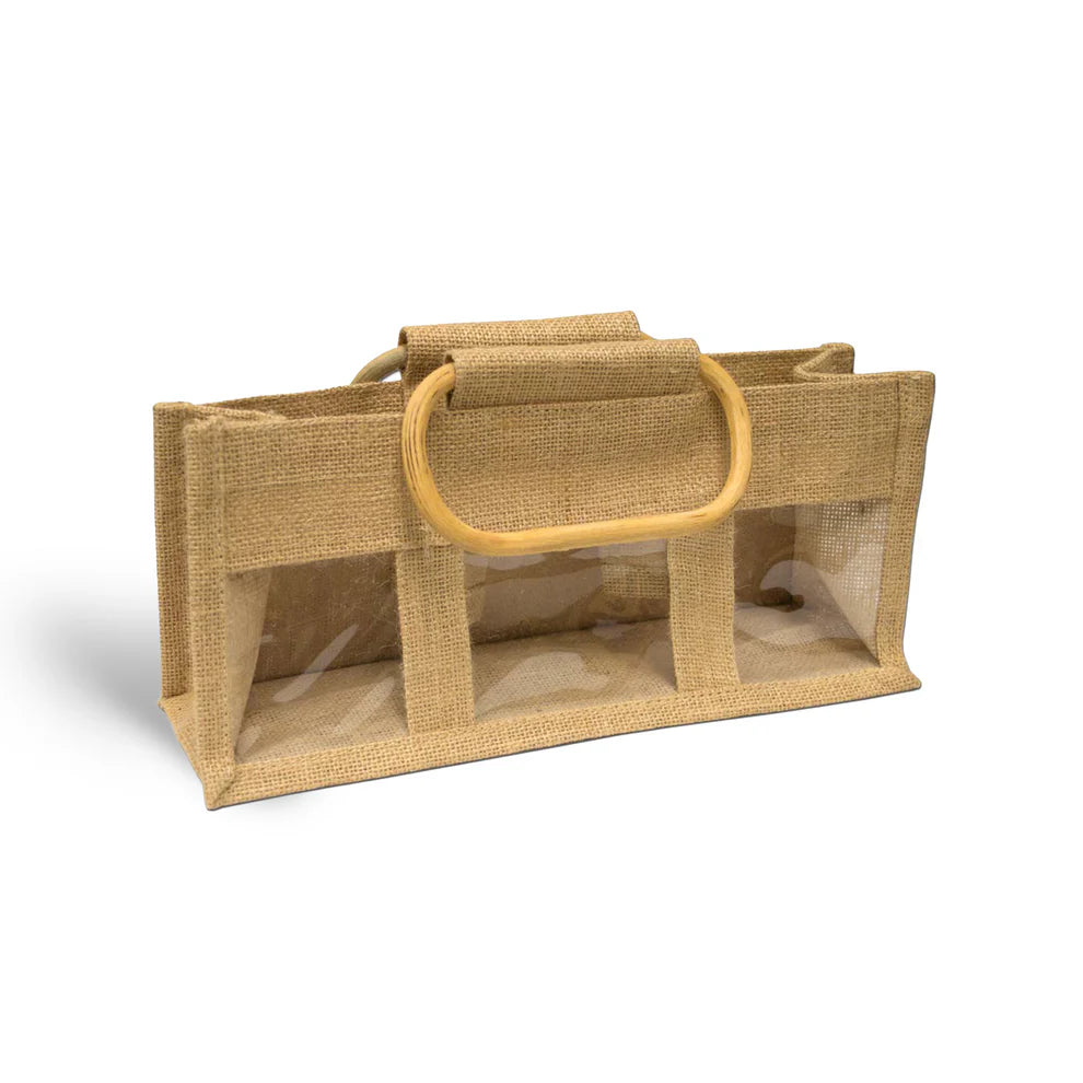 Triple Window Jute Display