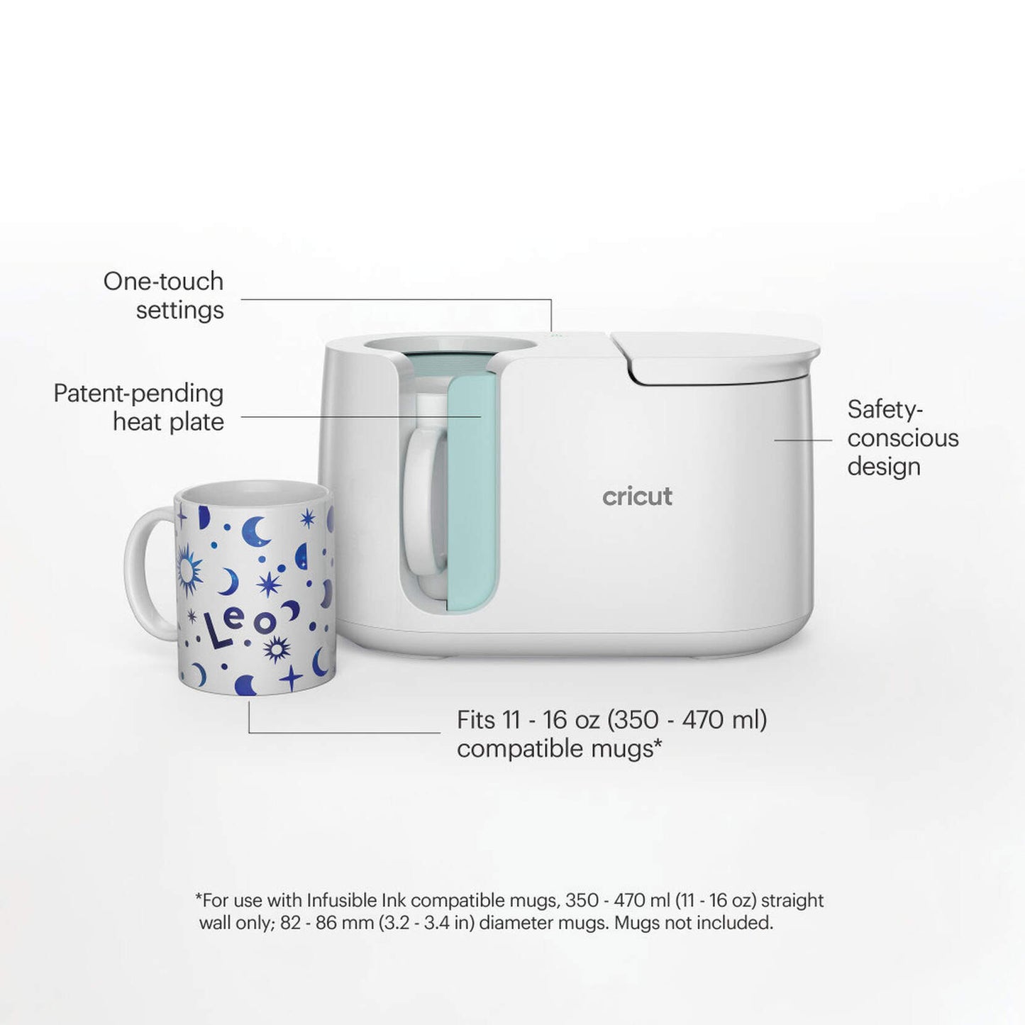 Cricut Mug Press (Bonus 2 tazas para sublimar).