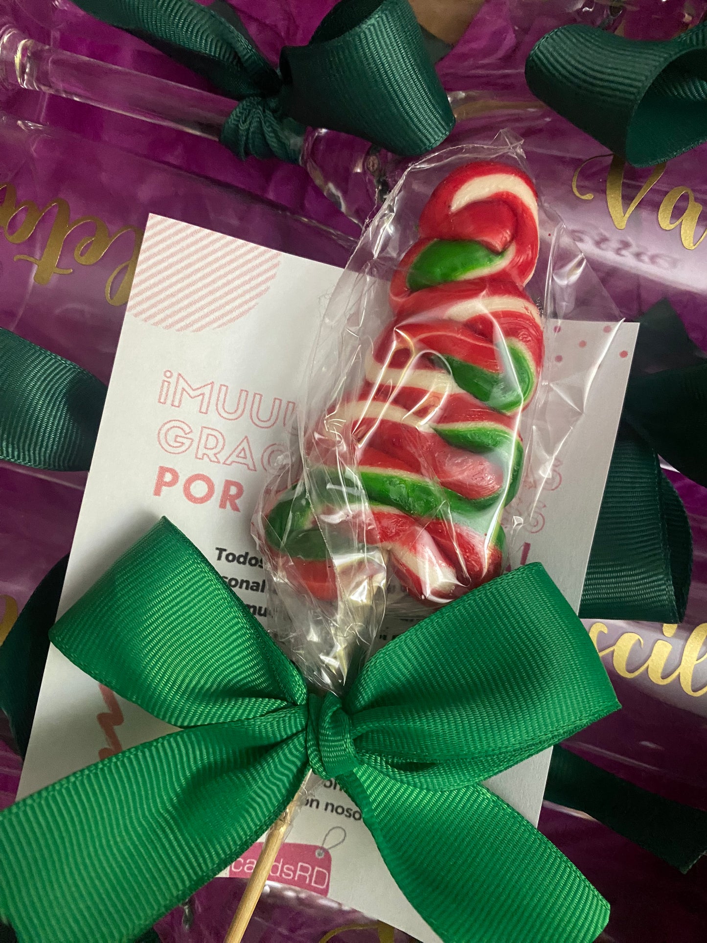 Paletas, Arbol o Bastones de Navidad.