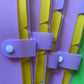 Folders Morado/Amarillo
