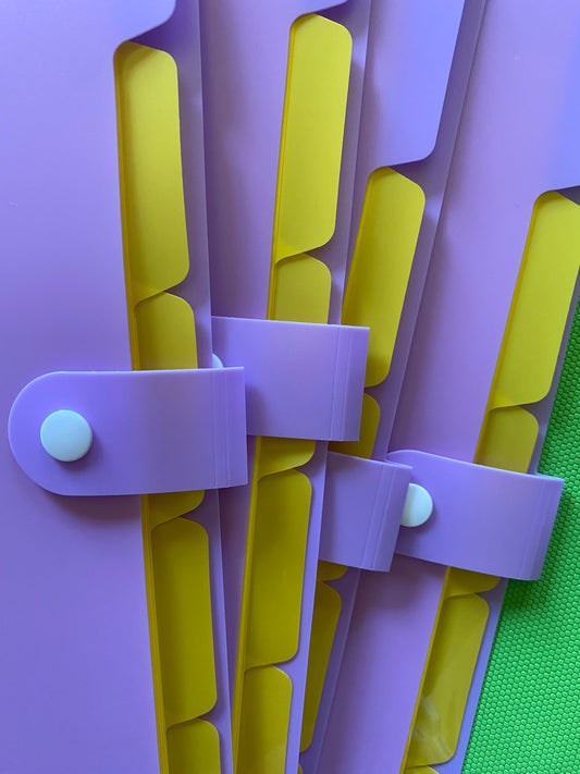Folders Morado/Amarillo