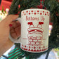 White and Red Christmas, Mug