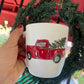Christmas truck mug