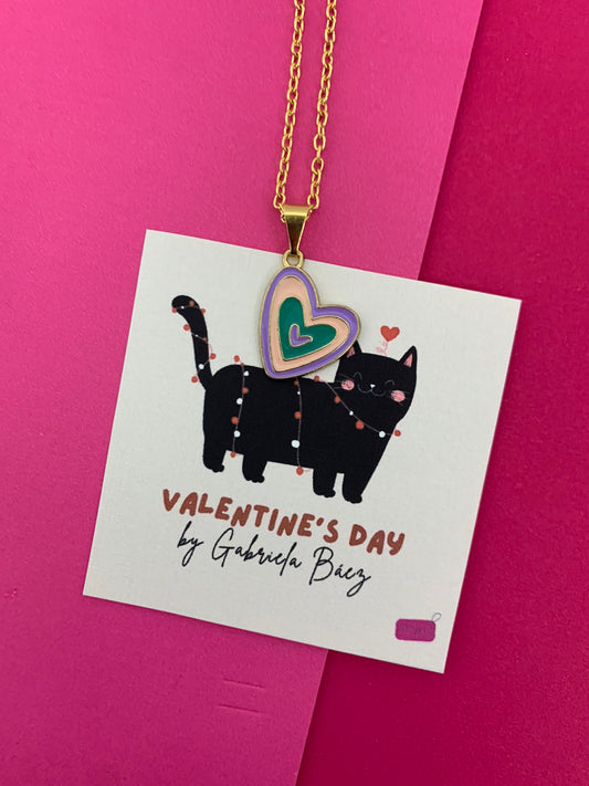 Heart Colorfull - Chain.