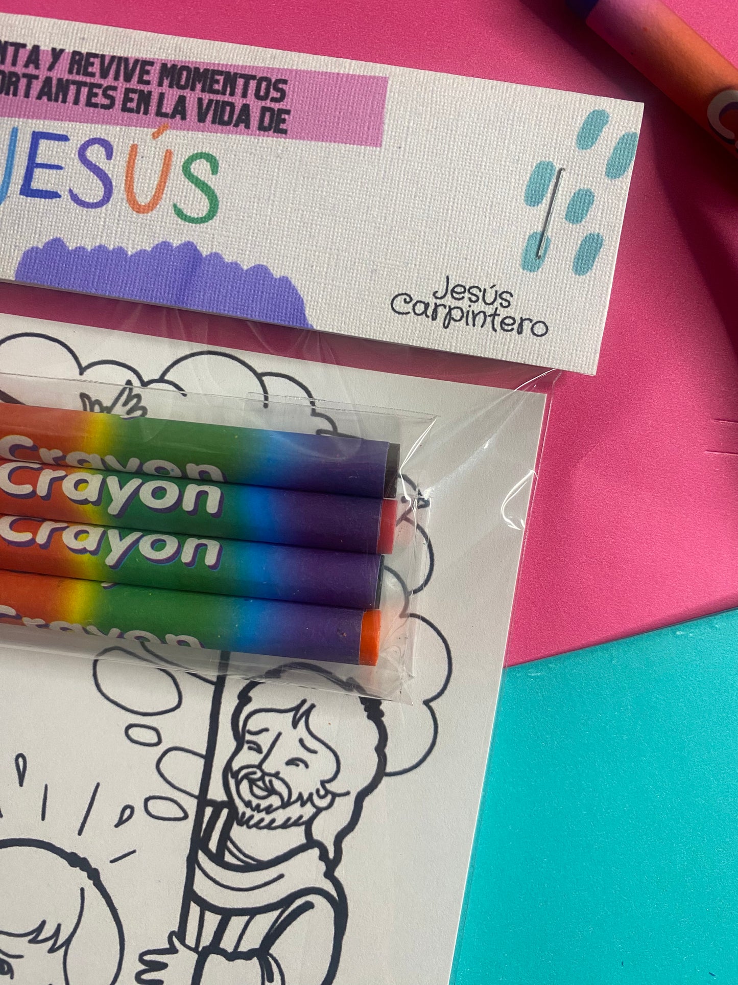 Colorea la vida de Jesús