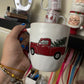Christmas truck mug