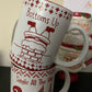 White and Red Christmas, Mug